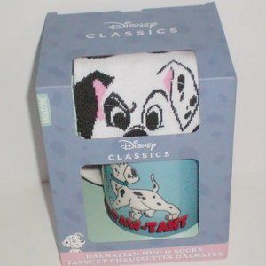 Disney Classics 101 Dalmatians Mug and Socks Set NIB